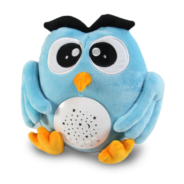 Mothermed Owl Baby Nightlight Sound Machine Toys Baby Sleep Soother White Noise Soothing Sleep Machine with Star Projector Crib Cry Sensor Shusher Sounds for Kids Toddler Sleep Aid Baby Shower Gift